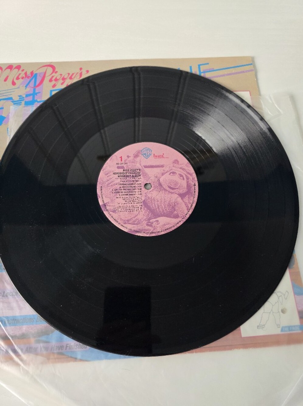 Vintage Miss Piggy's Aerobique Exercise Album Warner Bros 1982 Vinyl LP Record - Picture 9 of 15